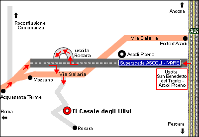 Country House - Come arrivare